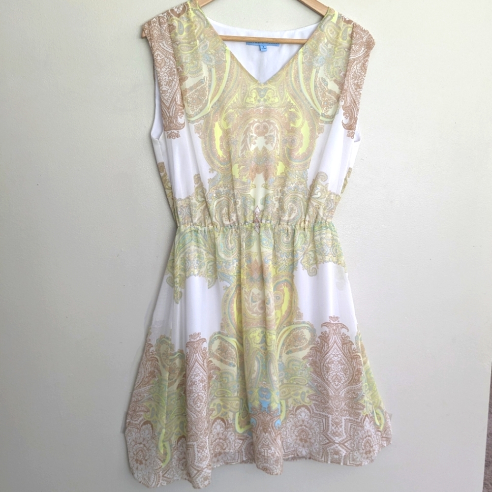 Antonio Melani Dress, Boho Pattern, Women's Size 8